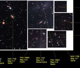 Witch Head Nebula IC 2118 surrounding galaxies - Simon Plumley